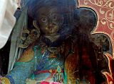 37 Padmasambhava Statue Inside Old Chiu Gompa The main statue behind glass on the old Chiu Gompa altar is Padmasambhava (Tib. Guru Rinpoche).